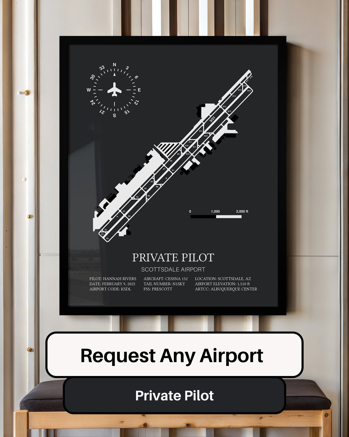 Private Pilot Custom Print