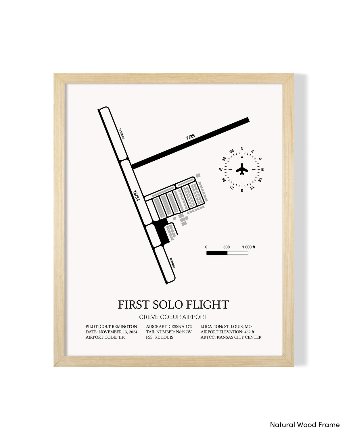 First Solo Flight Custom Print
