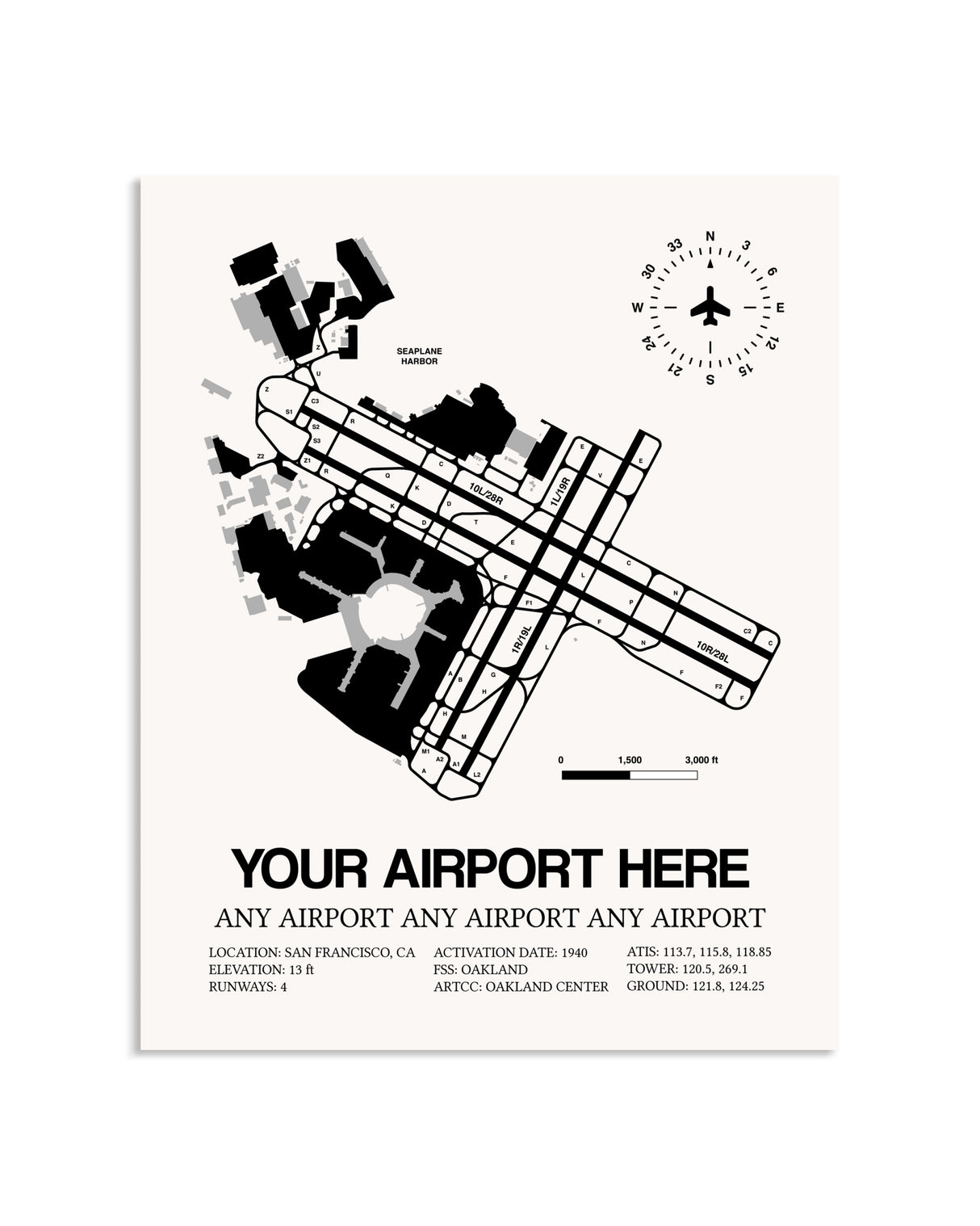Custom Airport Map Design