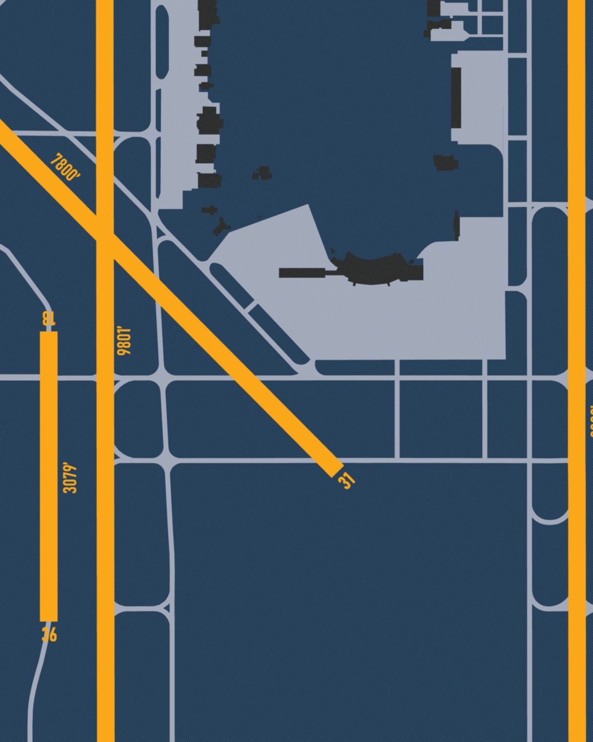 Closeup View of OKC Will Rogers International Airport poster