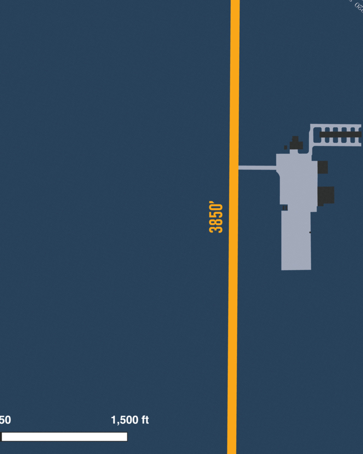 Closeup View of McCharen Field Airport poster
