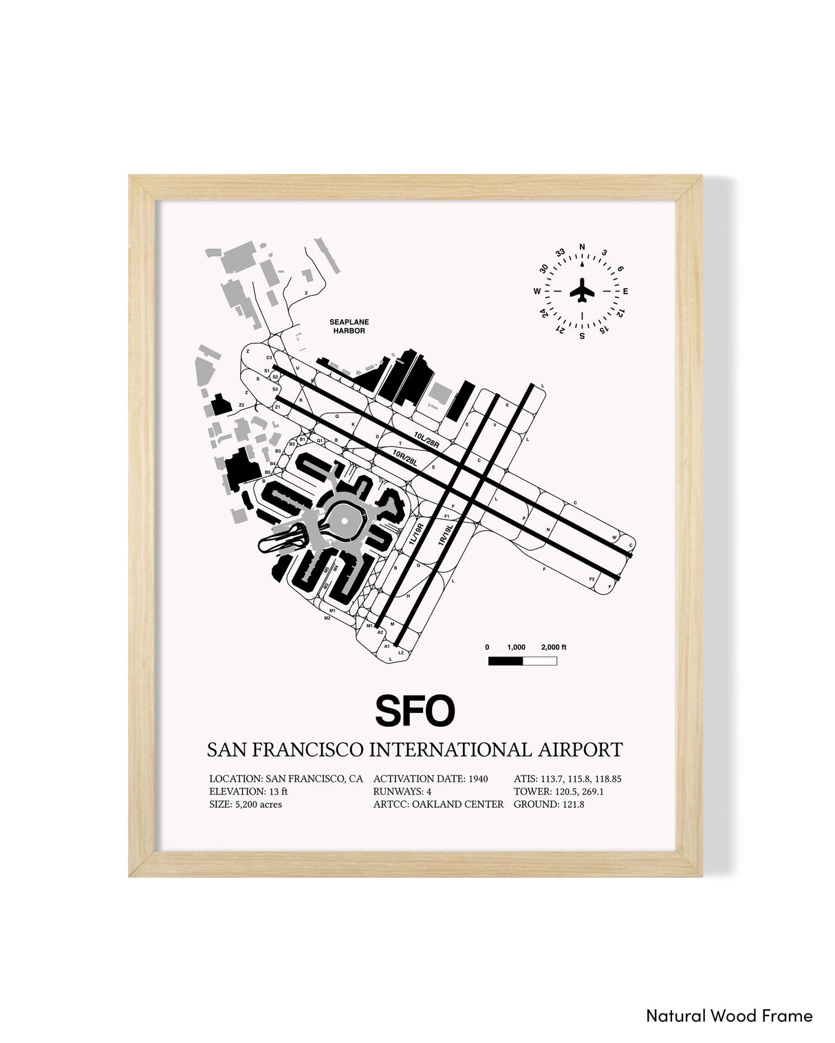 International Custom Airport Map Design