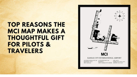 Top Reasons the MCI Map Makes a Thoughtful Gift for Pilots and Travelers
