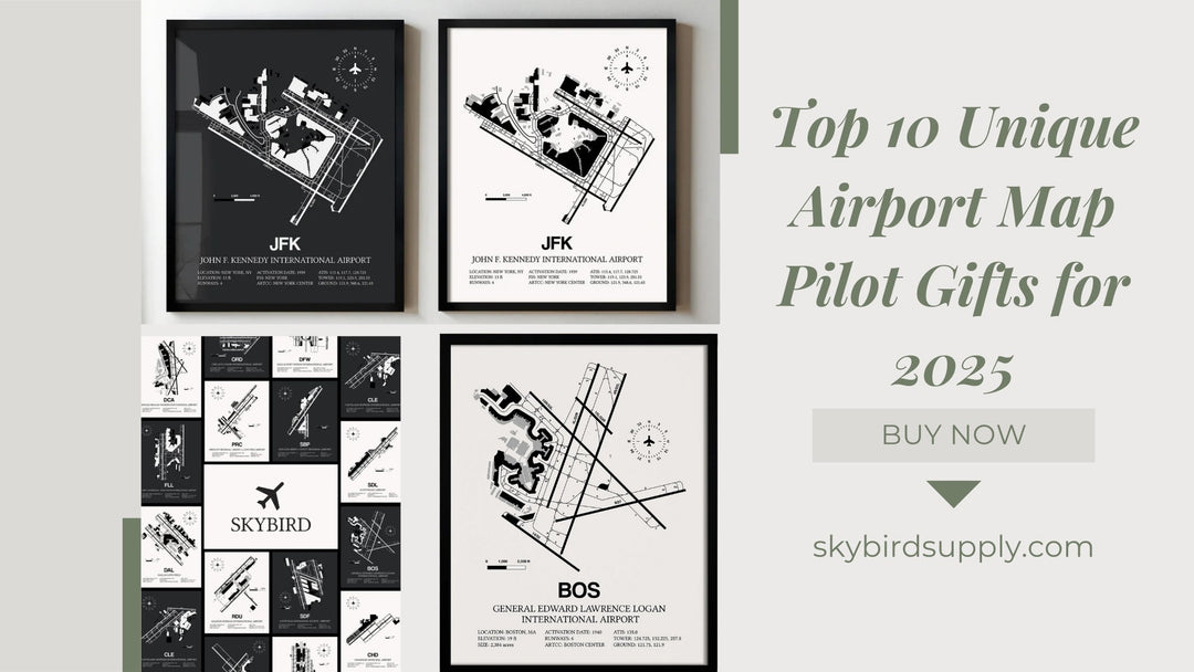 Top 10 Unique Airport Map Pilot Gifts for 2025
