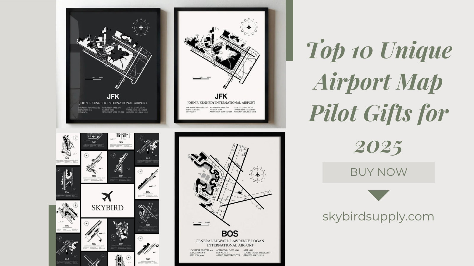 Top 10 Unique Airport Map Pilot Gifts for 2025
