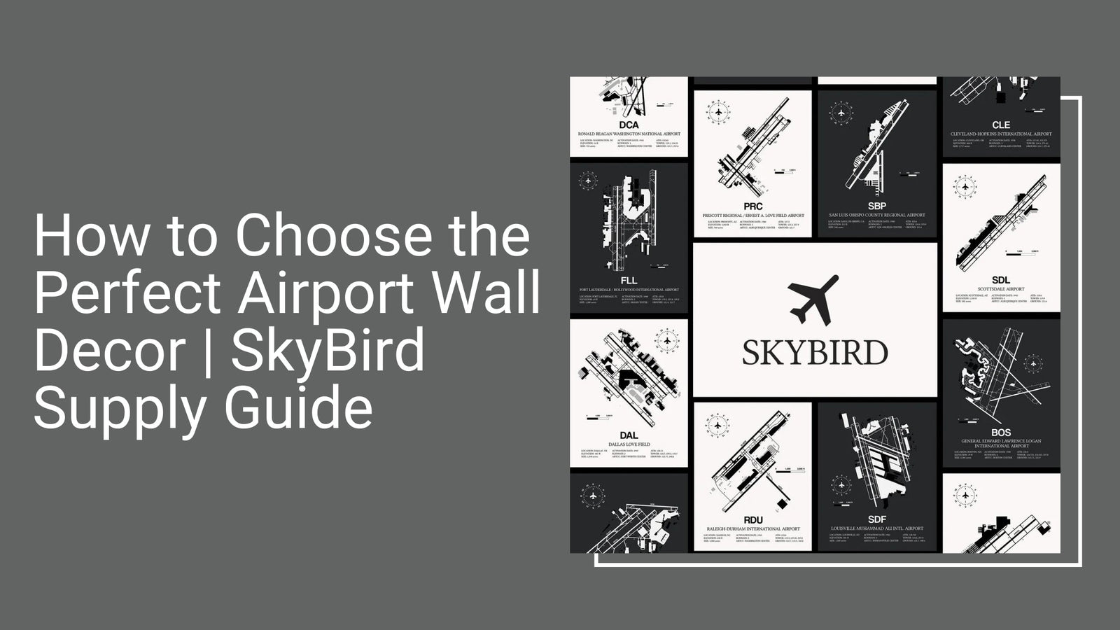 How to Choose the Perfect Airport Wall Decor | SkyBird Supply Guide