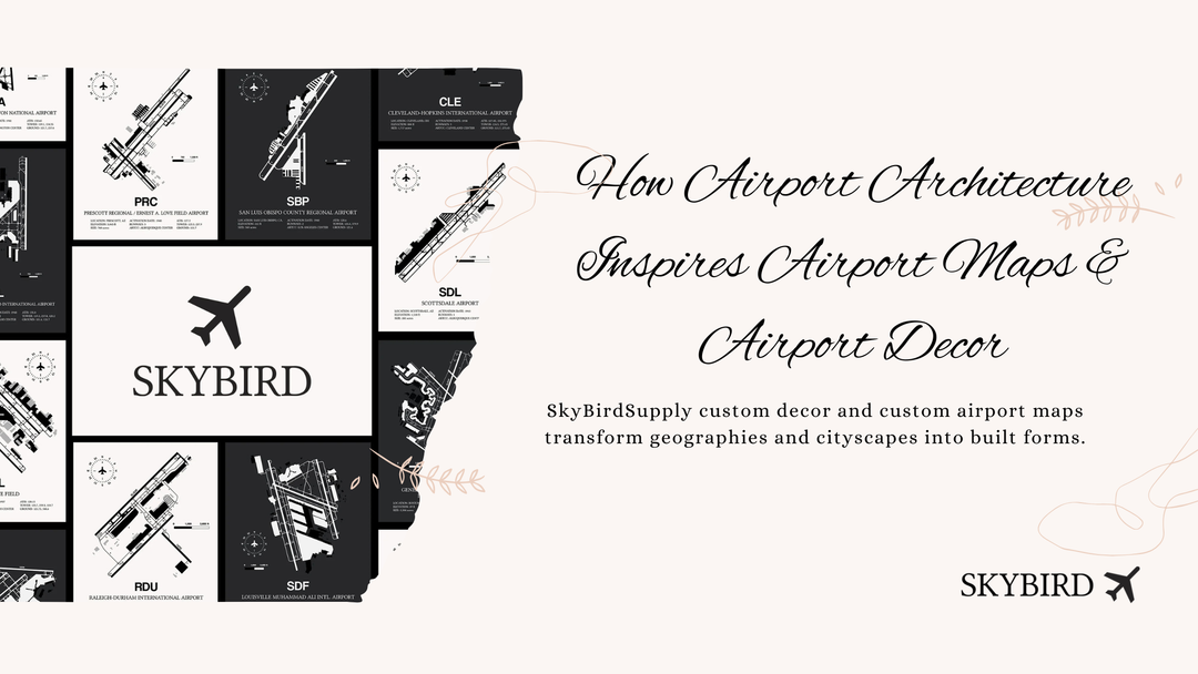 How Airport Architecture Inspires Airport Maps & Airport Decor