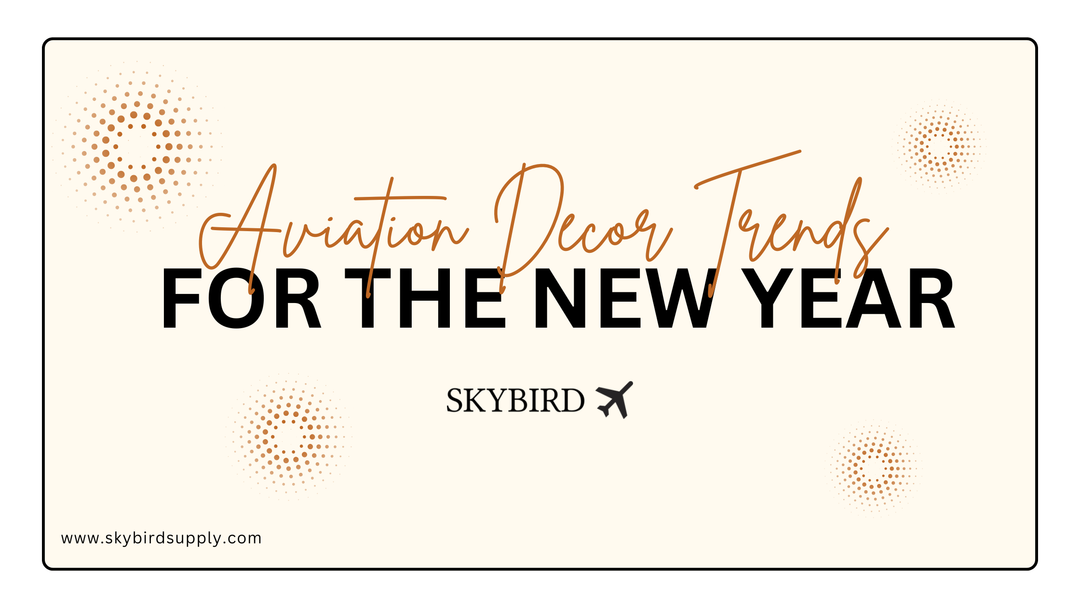Aviation Decor Trends for the New Year: Minimal, Meaningful & Modern