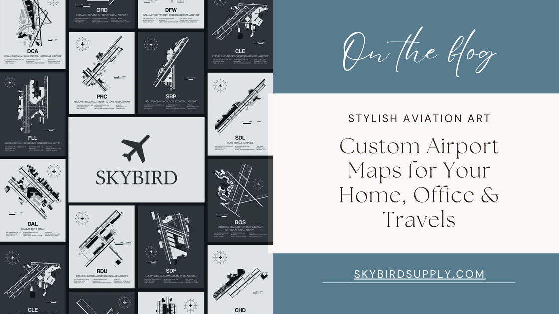 Display Your Passion: Stunning Custom Airport Maps for Home & Office ...