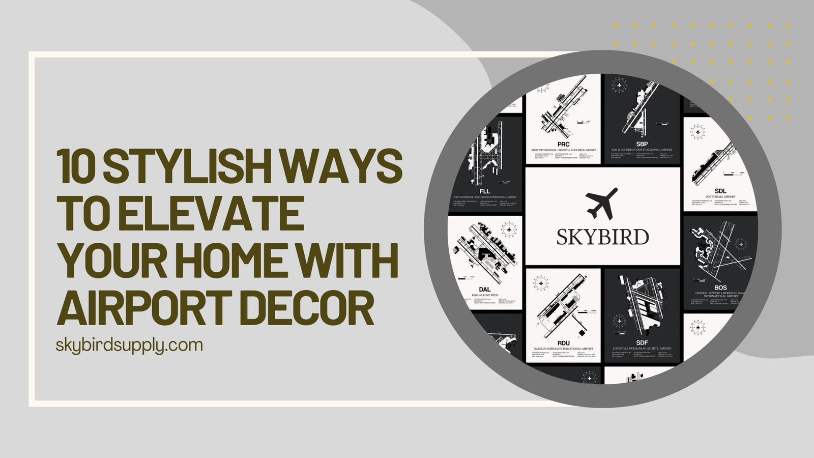 10 Stylish Ways to Elevate Your Home with Airport Decor