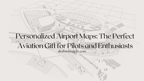 Personalized Airport Maps: The Perfect Aviation Gift for Pilots and Enthusiasts