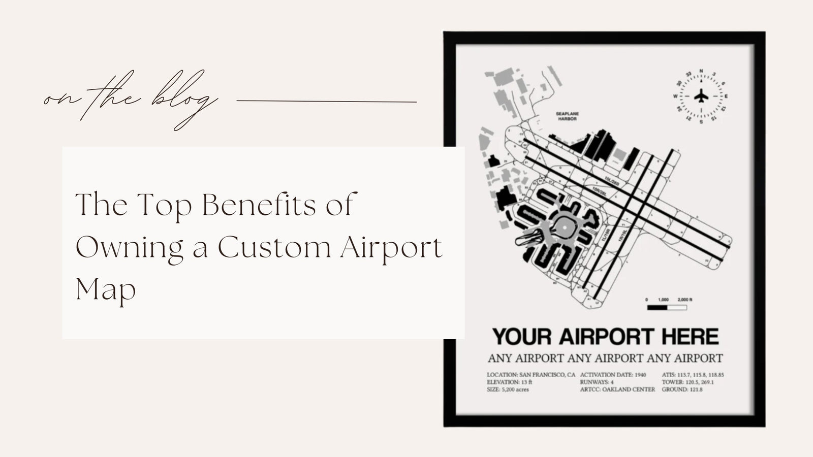 The Top Benefits of Owning a Custom Airport Map
