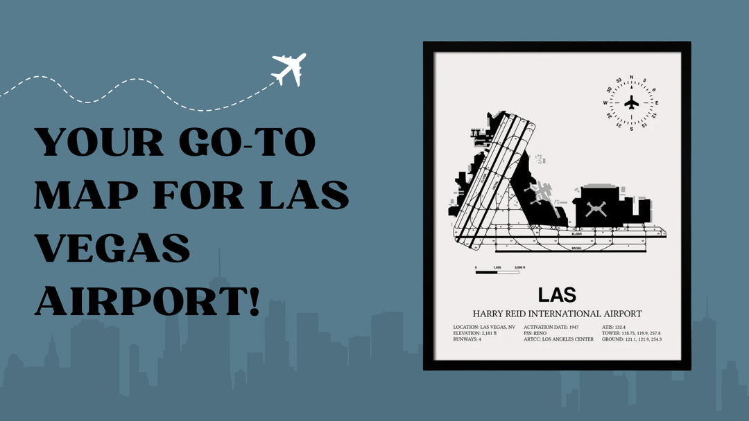Explore Las Vegas Airport with a Precision-Crafted Custom Map
