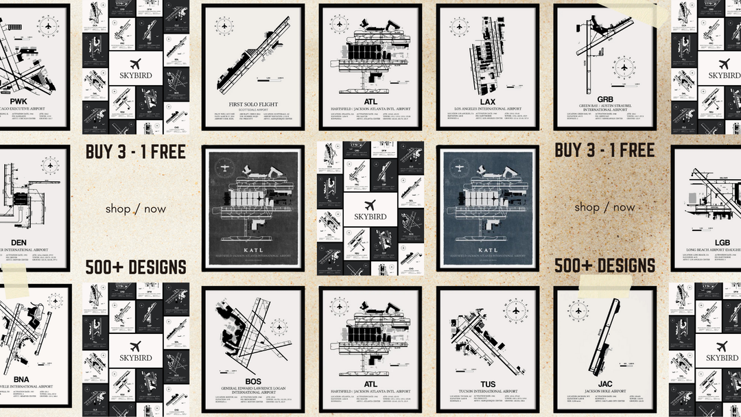Why Every Aviation Lover Needs a SkyBird Supply Airport Map