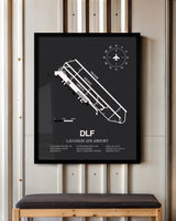 Frame color options for Laughlin AFB Airport Wall Art