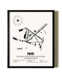 Framed Patuxent River Naval Air Station (Trapnell Field) wall art poster in black frame