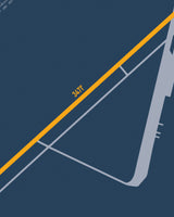 Closeup View of Greenwood Lake Airport poster