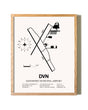 Davenport Municipal Airport framed print in natural wood frame