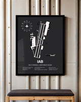 Frame color options for McConnell Air Force Base Wall Art