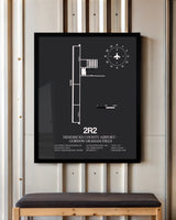 Frame color options for Hendricks County Airport-Gordon Graham Field Wall Art