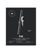 Gray Framed City Of Slaton / Larry T. Neal Memorial Airport layout wall art poster