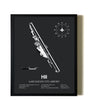 Unframed Lake Havasu City Airport map print poster