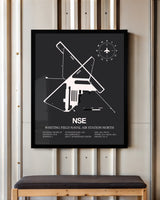 Frame color options for Whiting Field Naval Air Station North Wall Art