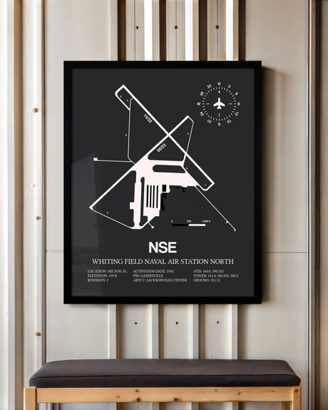 Frame color options for Whiting Field Naval Air Station North Wall Art