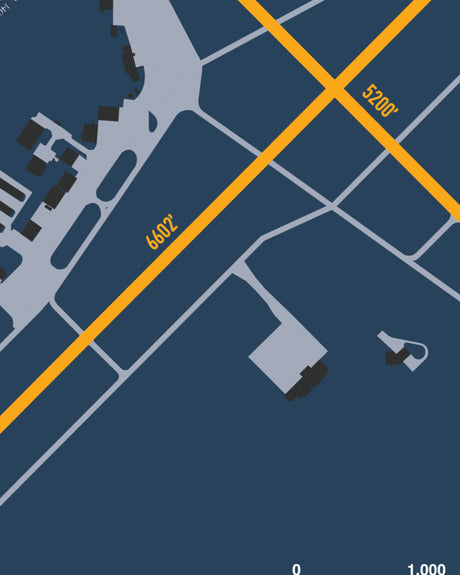 Closeup View of Texarkana Regional Airport - Webb Field poster