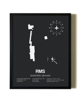 Unframed Ramstein Air Base map print poster