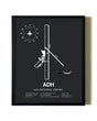Unframed Ada Regional Airport map print poster