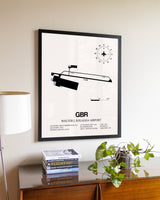 Walter J. Koladza Airport aviation wall décor in black wood frame