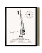 Framed Ralph M. Hall / Rockwall Municipal Airport wall art poster in black frame