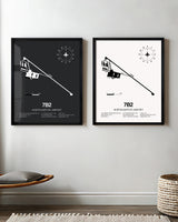 7B2 Airport Map, Northampton Airport Print