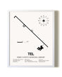 Perry County Municipal Airport airport map poster in oak frame