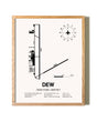 Deer Park Airport framed print in natural wood frame