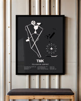 Frame color options for Tillamook Airport Wall Art