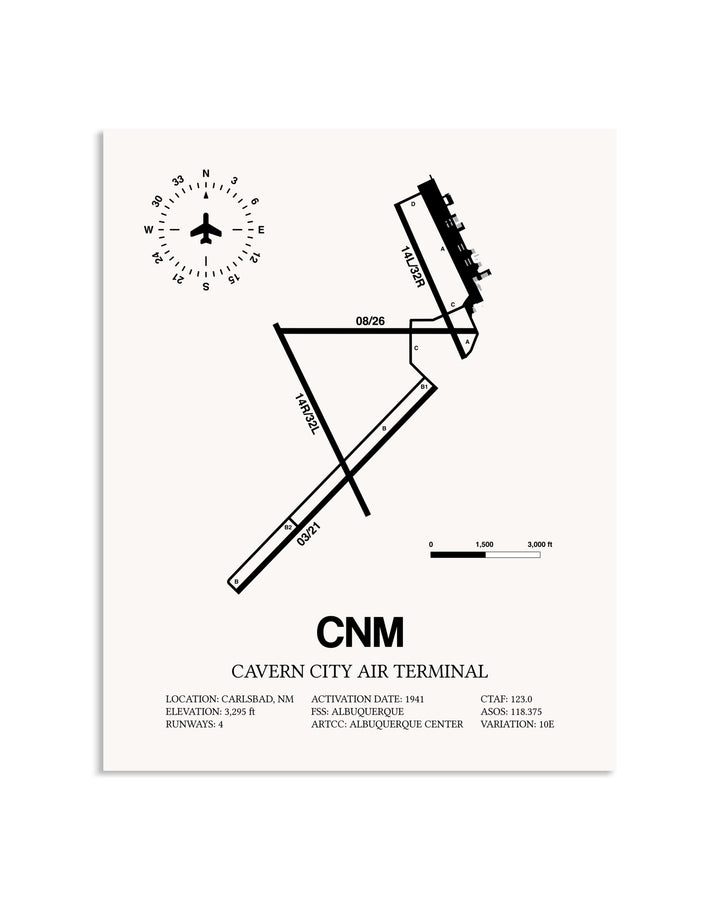 Gray Cavern City Air Terminal framed poster displayed in an airplane hangar