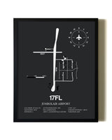 Unframed Jumbolair Airport map print poster