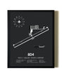 Unframed Paul C Miller/Sparta Airport map print poster