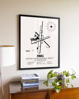 Richard B. Russell Regional Airport - J.H. Towers Field aviation wall décor in black wood frame