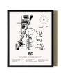 Framed Weltzien Skypark Airport wall art poster in black frame