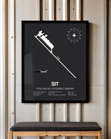 Frame color options for Sitka Rocky Gutierrez Airport Wall Art