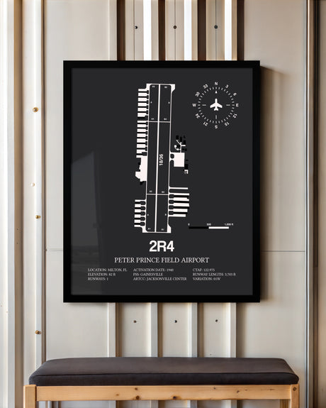Frame color options for Peter Prince Field Airport Wall Art