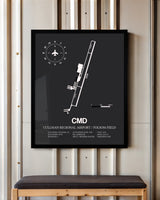 Frame color options for Cullman Regional Airport / Folsom Field Wall Art