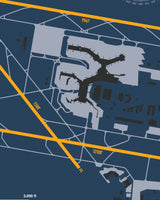 Closeup View of Vancouver International Airport poster