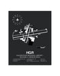 Gray Framed Hagerstown Regional Airport-Richard A. Henson Field layout wall art poster