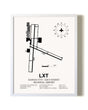 Kansas City / Lee's Summit Regional Airport airport map poster in oak frame