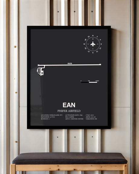 Frame color options for Phifer Airfield Wall Art