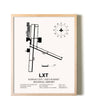 Kansas City / Lee's Summit Regional Airport framed wall art in white frame